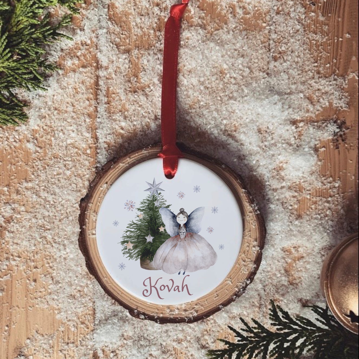 Personalised Christmas Tree Decoration | Christmas Keepsake | Nordic Fairy