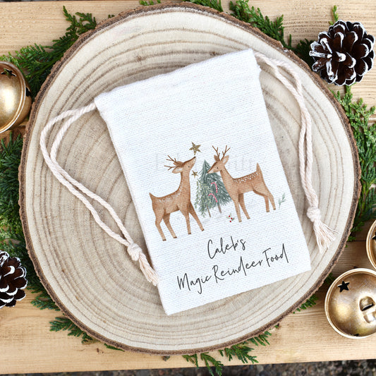 Personalised Magic Reindeer Food Bag | Christmas Eve Box | Reindeer Gathering | FREE POSTAGE